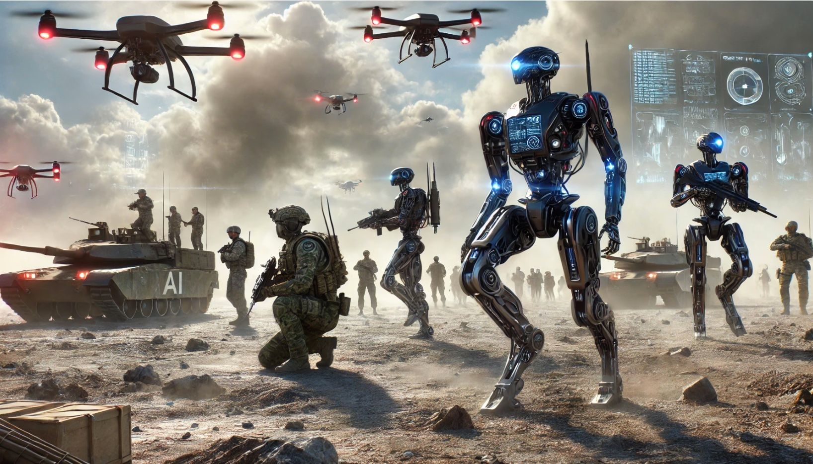 [Mostly AI-Generated] AI 분야의 논문들에서는 Military 관련 내용을 어떻게 언급하고 있을까?